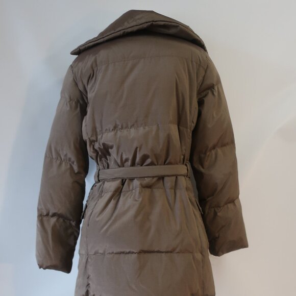 Womens Weekend MaxMara Bronze Heavy Padding Puffer Jacket Coat 8 - Picture 4 of 16